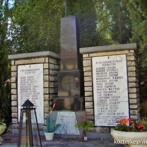I. és II. Világháborúban elesetteinek emlékműve
